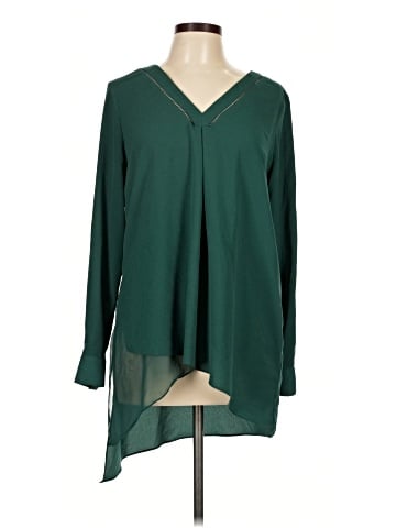 White House Black Market Long Sleeve Blouse (view 1)
