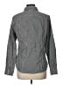 Lands' End Houndstooth Gray Long Sleeve Button-Down Shirt Size 12 - photo 2