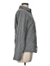 Lands' End Houndstooth Gray Long Sleeve Button-Down Shirt Size 12 - photo 4