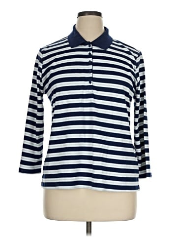 Lands' End 3/4 Sleeve Top (view 1)