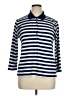 Lands' End 100% Cotton Blue 3/4 Sleeve Top Size XL (petite) - photo 1