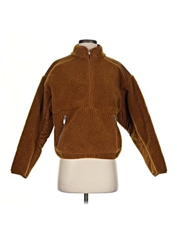 Madewell Faux Shearling Half-Zip Pullover (view 1)