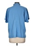Uniqlo Solid Blue Short Sleeve Blouse Size M - photo 2
