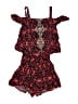 Justice Print Red Dress Size 8 - photo 1