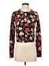 Free People Floral Red Wool Pullover Sweater Size XS - photo 1