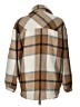 Unbranded Plaid Brown Coat Size L - photo 2