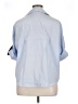 Zara Basic Color Block Blue 3/4 Sleeve Button-Down Shirt Size XL - photo 2