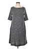Kenar Solid Gray Casual Dress Size S - photo 1