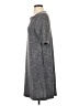 Kenar Solid Gray Casual Dress Size S - photo 5