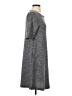 Kenar Solid Gray Casual Dress Size S - photo 4