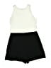 Amy Byer Color Block Ivory Black Romper Size 12 - photo 1