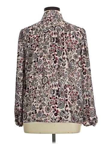 Ann Taylor Factory Long Sleeve Blouse (view 2)