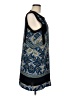 BCBGMAXAZRIA Paisley Blue Casual Dress Size M - photo 4
