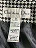 Christian Dior Houndstooth Ivory Black Blazer Size 8 - photo 13
