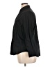 Old Navy 100% Cotton Solid Black Long Sleeve Button-Down Shirt Size XL Petite - photo 5