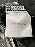 Jane and Delancey 100% Rayon Stripes Silver Short Sleeve Button-Down Shirt Size M - photo 5