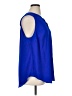 Torrid 100% Polyester Blue Sleeveless Blouse Size 1X Plus (1) - photo 4