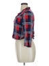 Wet Seal 100% Rayon Plaid Red 3/4 Sleeve Button-Down Shirt Size XL - photo 5