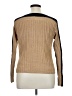 Ann Taylor LOFT Color Block Black Pullover Sweater Size XL - photo 2