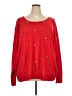 Laura Scott 100% Acrylic Stars Red Pullover Sweater Size 3X - photo 1