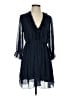 Zara Basic Polka Dots Blue Casual Dress Size S - photo 1