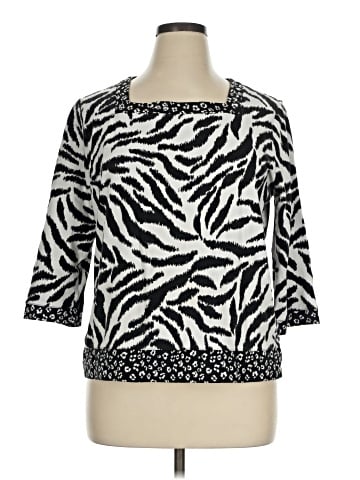 Alfred Dunner 3/4 Sleeve Top (view 1)