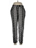 Charlotte Russe Print Black Casual Pants Size L - photo 1