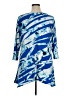 Alfani Blue 3/4 Sleeve Blouse Size XL - photo 2