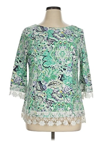 Charter Club 3/4 Sleeve Blouse (view 1)