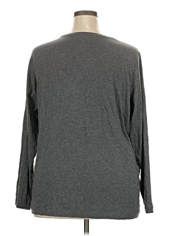 Lands' End 3/4 Sleeve T-Shirt (view 2)