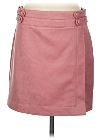White House Black Market Faux Leather Skirt (view 1)