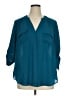 Torrid 100% Polyester Teal 3/4 Sleeve Blouse Size 1X Plus (1) - photo 1