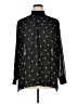 CAbi 100% Polyester Polka Dots Black Long Sleeve Blouse Size XL - photo 1