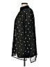 CAbi 100% Polyester Polka Dots Black Long Sleeve Blouse Size XL - photo 5