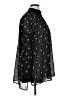 CAbi 100% Polyester Polka Dots Black Long Sleeve Blouse Size XL - photo 4