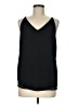 Ann Taylor LOFT Outlet 100% Polyester Black Sleeveless Top Size M - photo 1