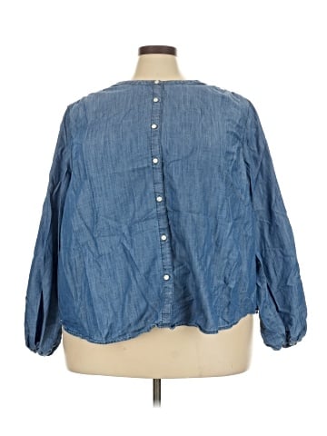 St. John's Bay 3/4 Sleeve Button-Down Shirt (view 1)