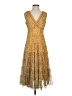 Max Studio Paisley Gold Cocktail Dress Size XS - photo 1