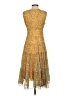 Max Studio Paisley Gold Cocktail Dress Size XS - photo 2