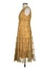 Max Studio Paisley Gold Cocktail Dress Size XS - photo 5
