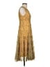 Max Studio Paisley Gold Cocktail Dress Size XS - photo 4