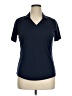 Lady Hagen 100% Polyester Blue Short Sleeve Top Size XL - photo 1