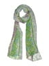 Echo 100% Polyester Paisley Green Scarf One size - photo 1