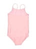 H&M Solid Pink One Piece Swimsuit Size 6X - 7 - photo 2