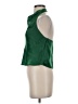 H&M 100% Polyester Green Sleeveless Blouse Size S - photo 5