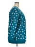 Woman Within Polka Dots Teal Pullover Sweater Size 22 (1X) - photo 4