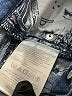 Pilcro and the Letterpress Polka Dots Blue Jeans Size 28 waist - photo 7