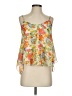 Jenny Han 100% Polyester Orange Green Sleeveless Blouse Size XS - photo 1