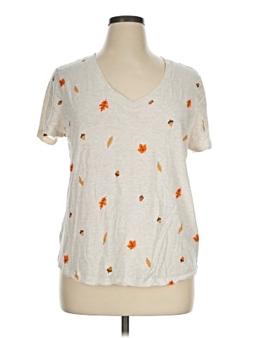 Ann Taylor LOFT Short Sleeve T-Shirt (view 1)