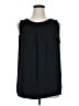 Ann Taylor LOFT Solid Black Sleeveless Blouse Size XL - photo 1